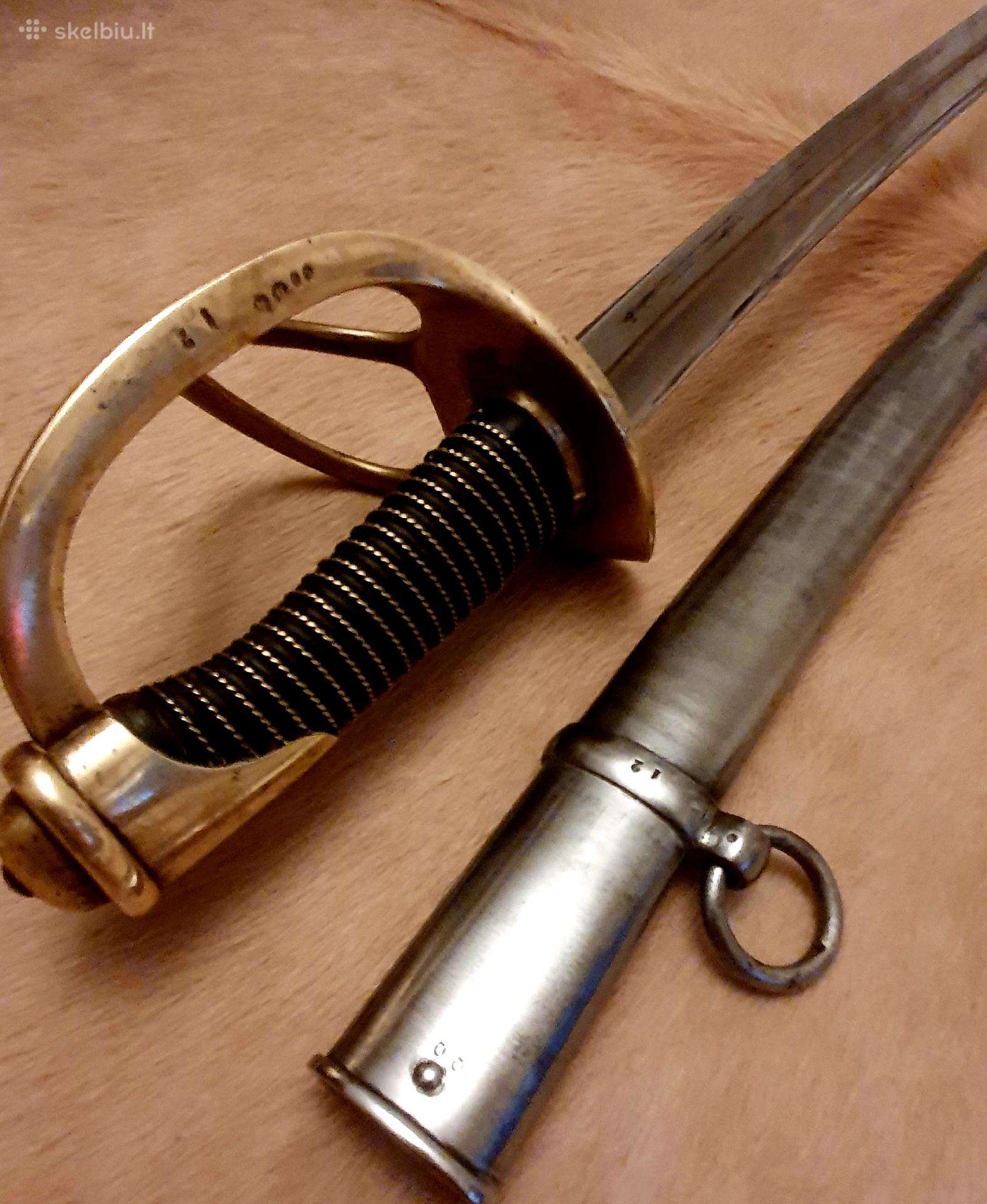 Kavalerijos kardas, Prancuzija ,M1822