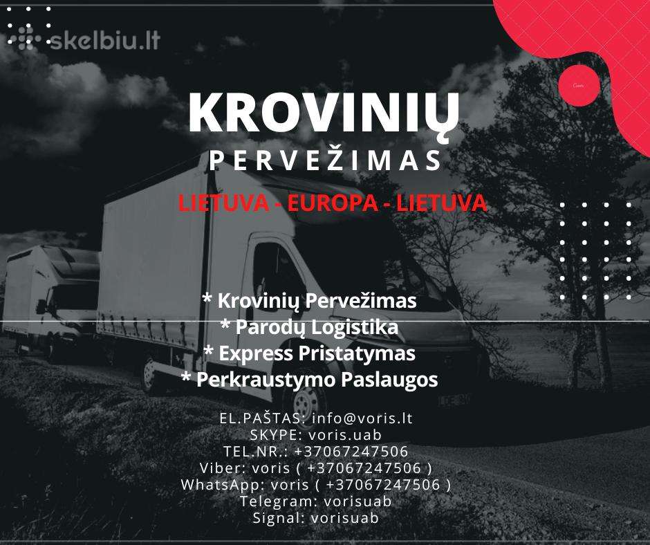 Vokietija - Lietuva - Kroviniu Pervezimas