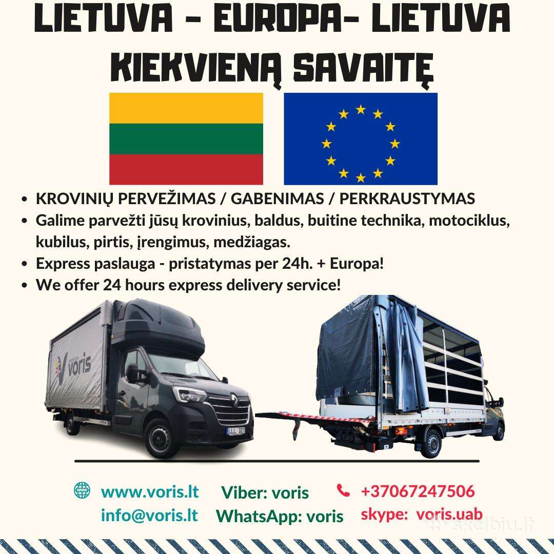 Vokietija - Lietuva - Kroviniu Pervezimas