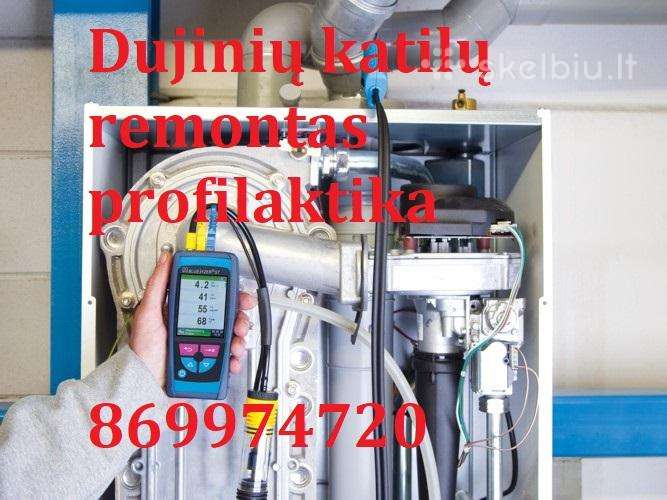 Dujinių katilų remontas, profilaktika, montavimas