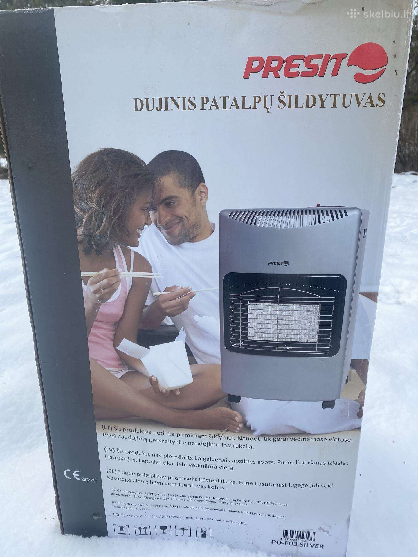Dujinis šildytuvas 4,1kw Presit Po-e03