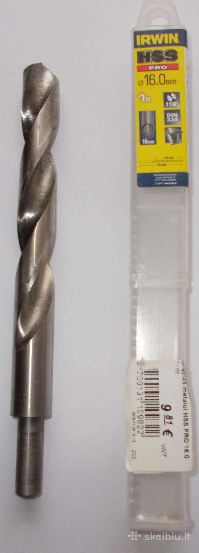 Grąžtas metalui Hss Pro 16,0