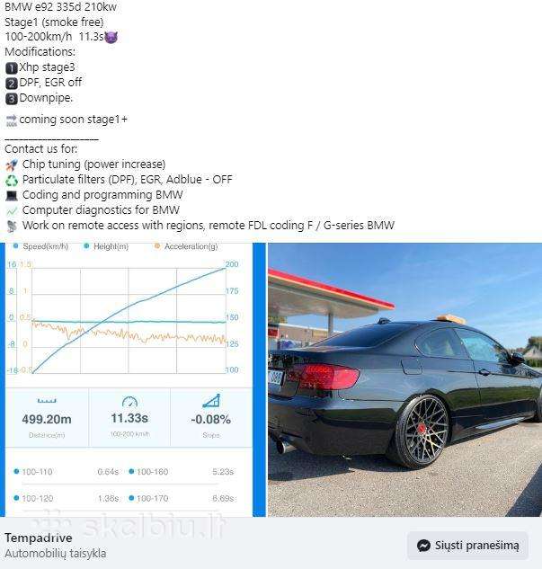 Adblue Egr Dpf išprogramavimasšalinimas