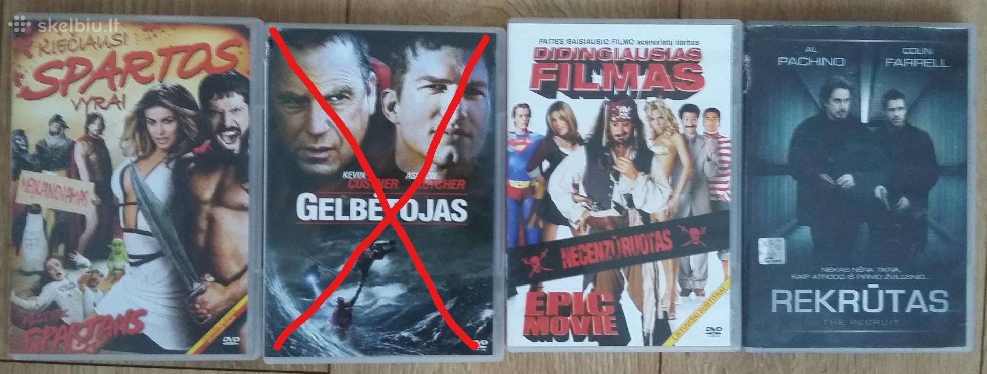 Dvd filmai 3vnt