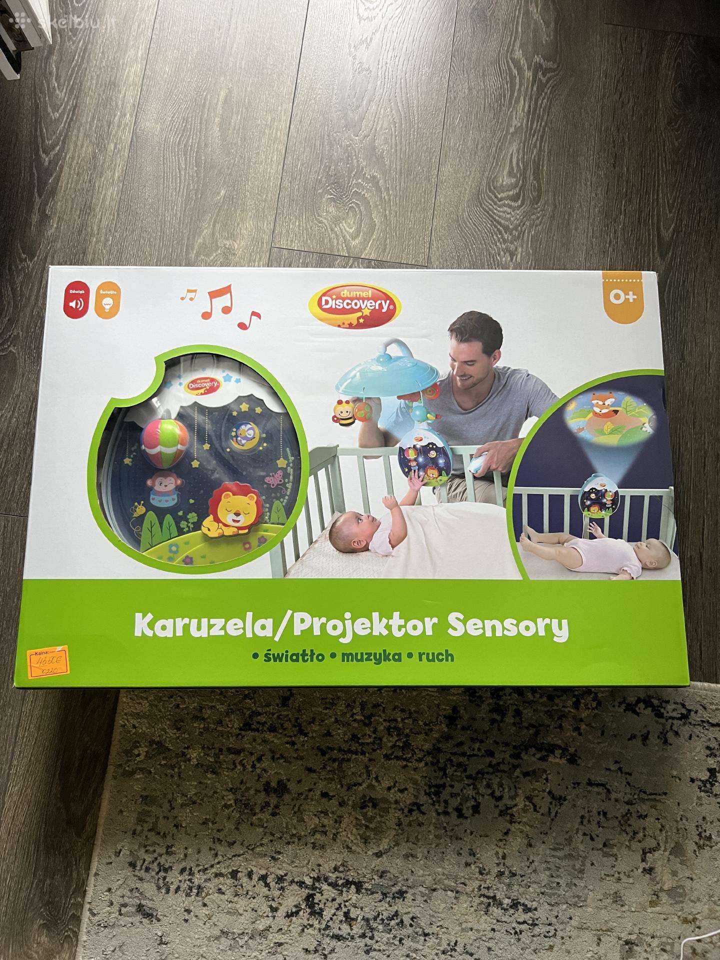 Muzikinė Karuselė vaikui virš lovos