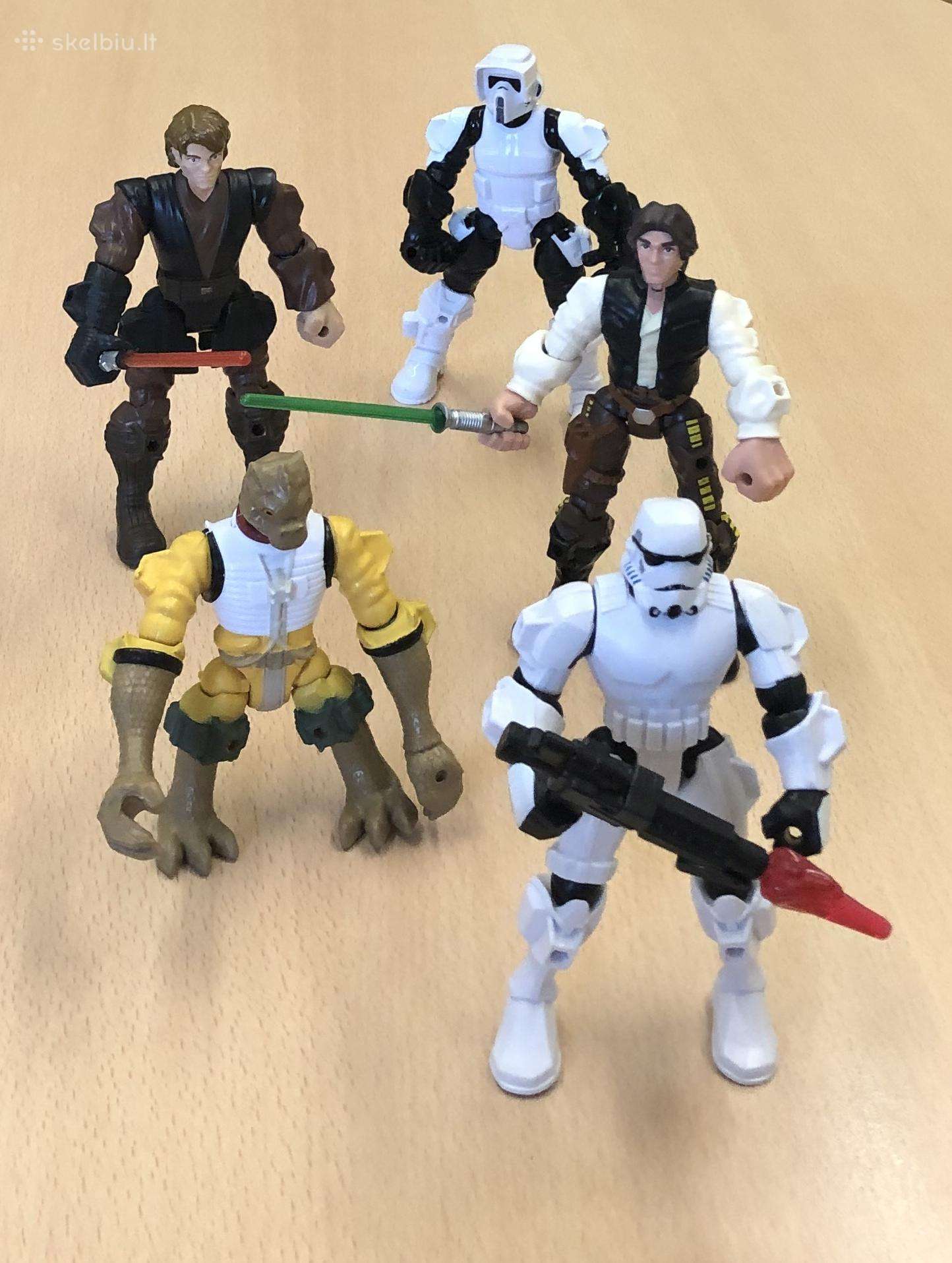 Penkios Star Wars personažų figūrėlės iš Mashers