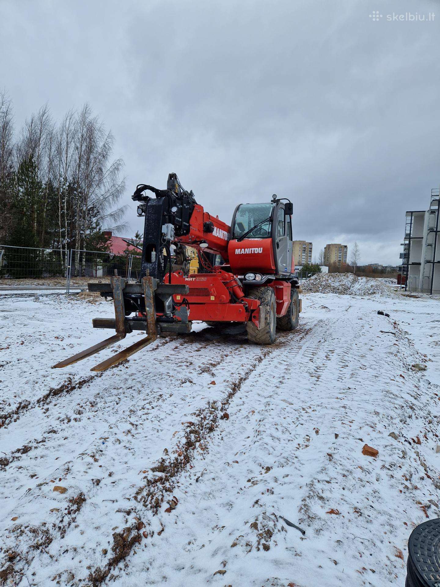 Manitou MRT2150, statybos transporto nuoma