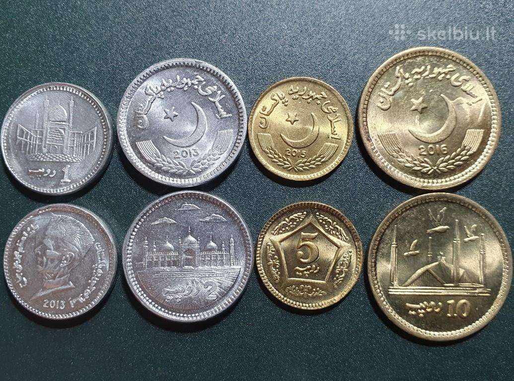 Pakistanas Rupijų 4 Vnt Rinkinys, 2013-2016