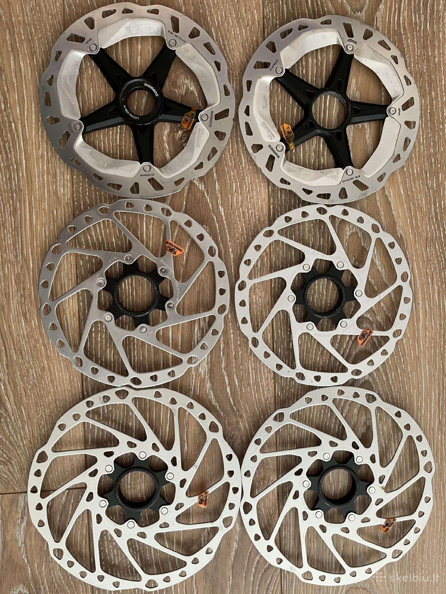 Nauji Shimano stabdziu diskai