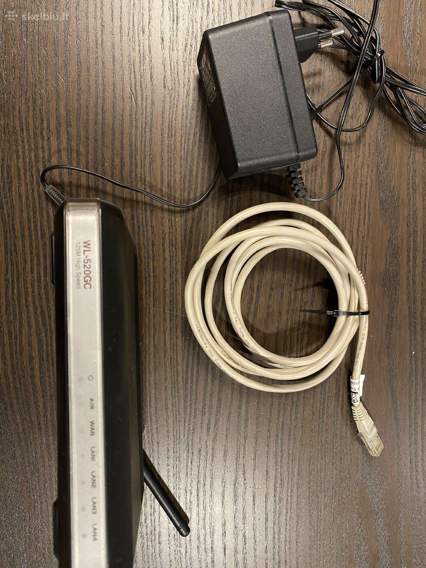 Wireless Routeris Asus Wl-520gc
