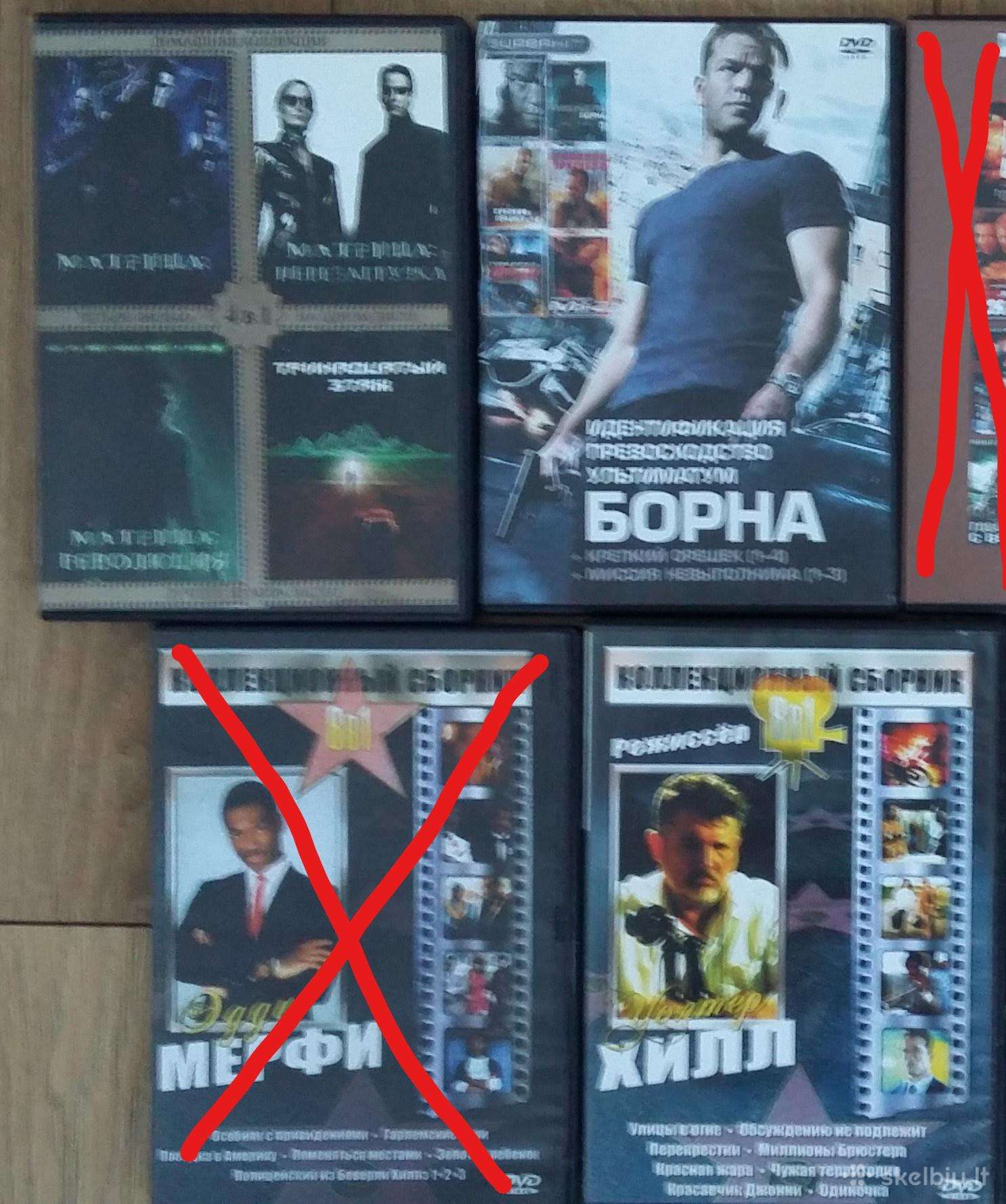 Dvd filmai kolekciniai 3vnt