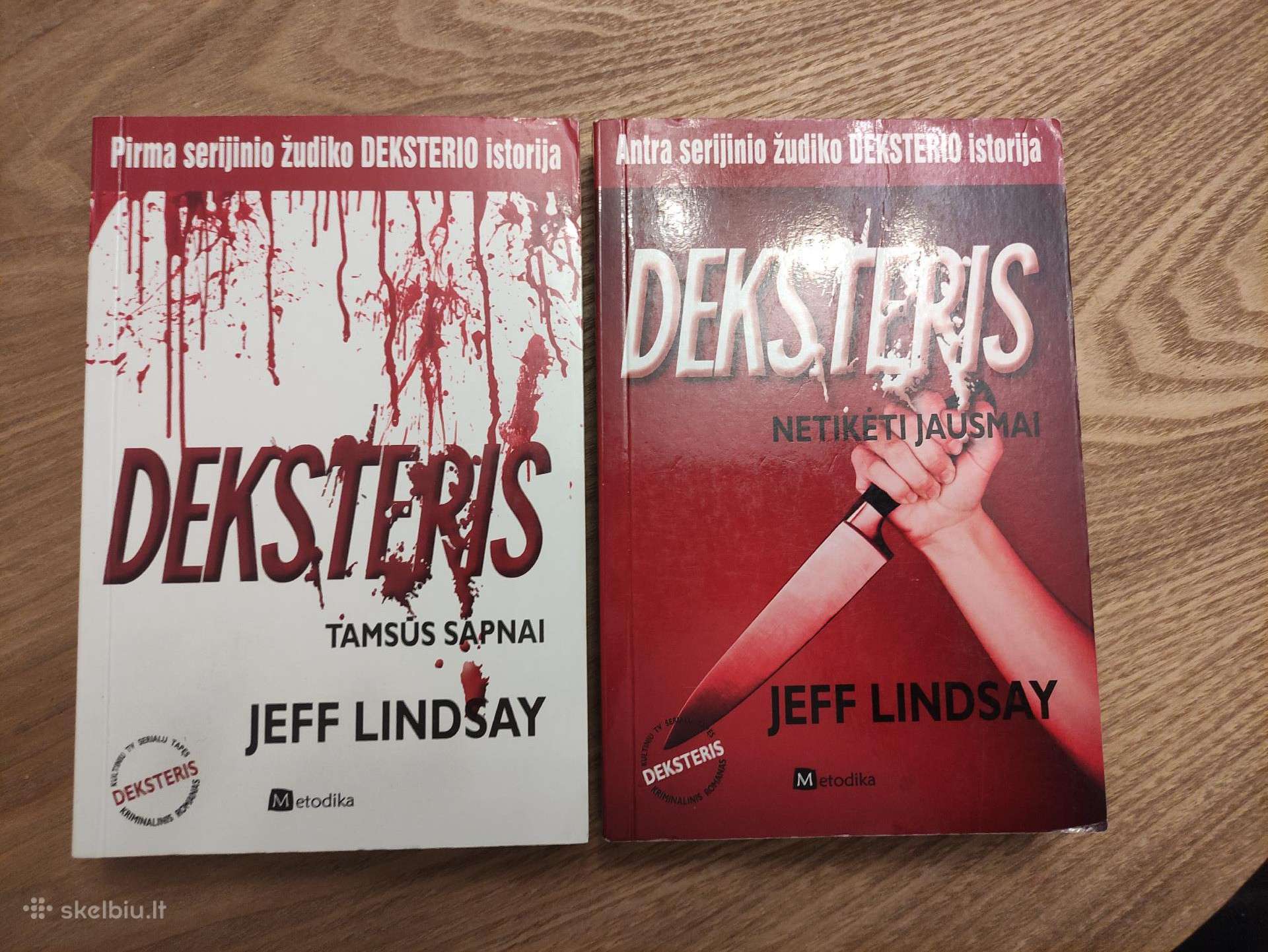 Jeff Lindsay Deksteris pilna knygų serija