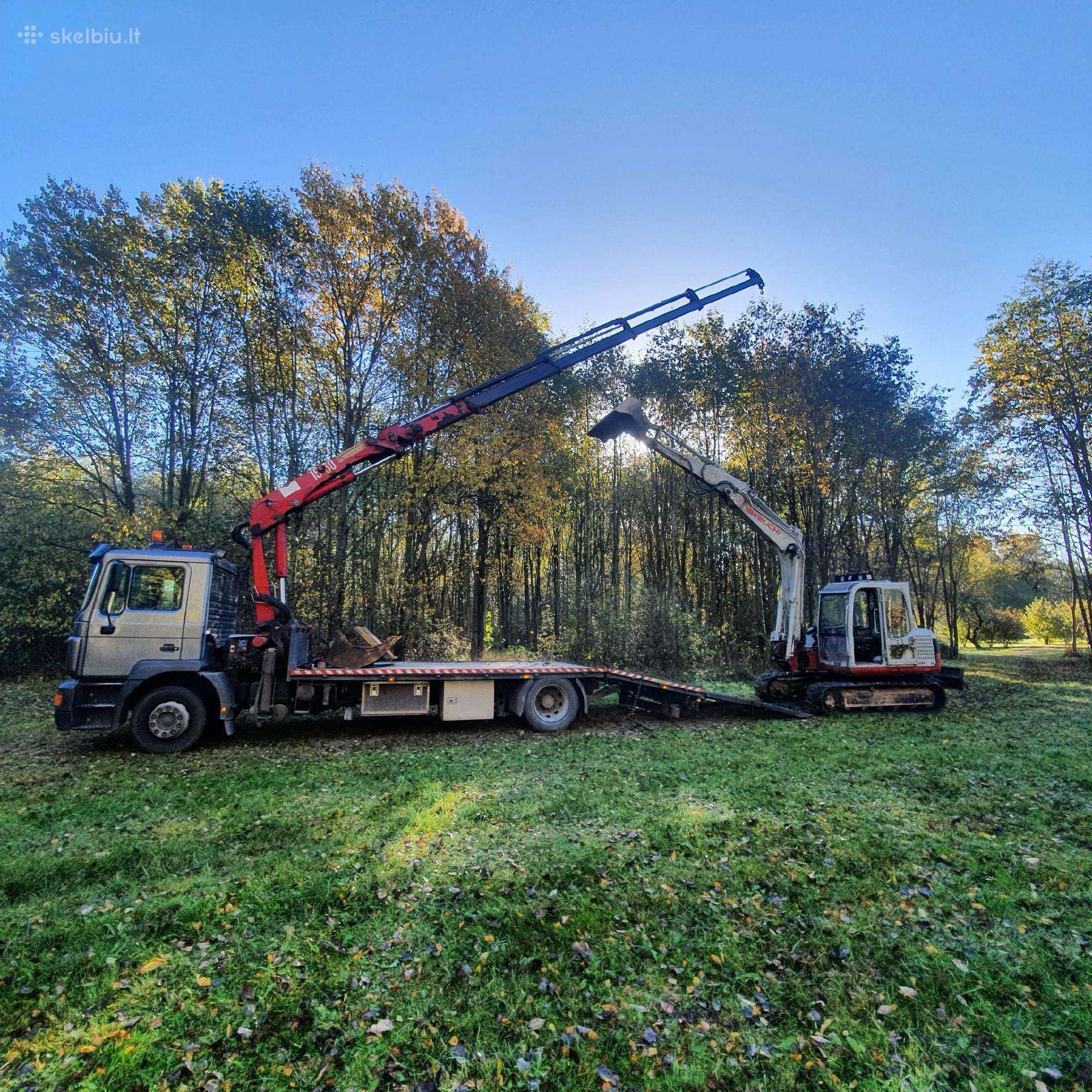 Takeuchi Tb175, statybos transporto nuoma