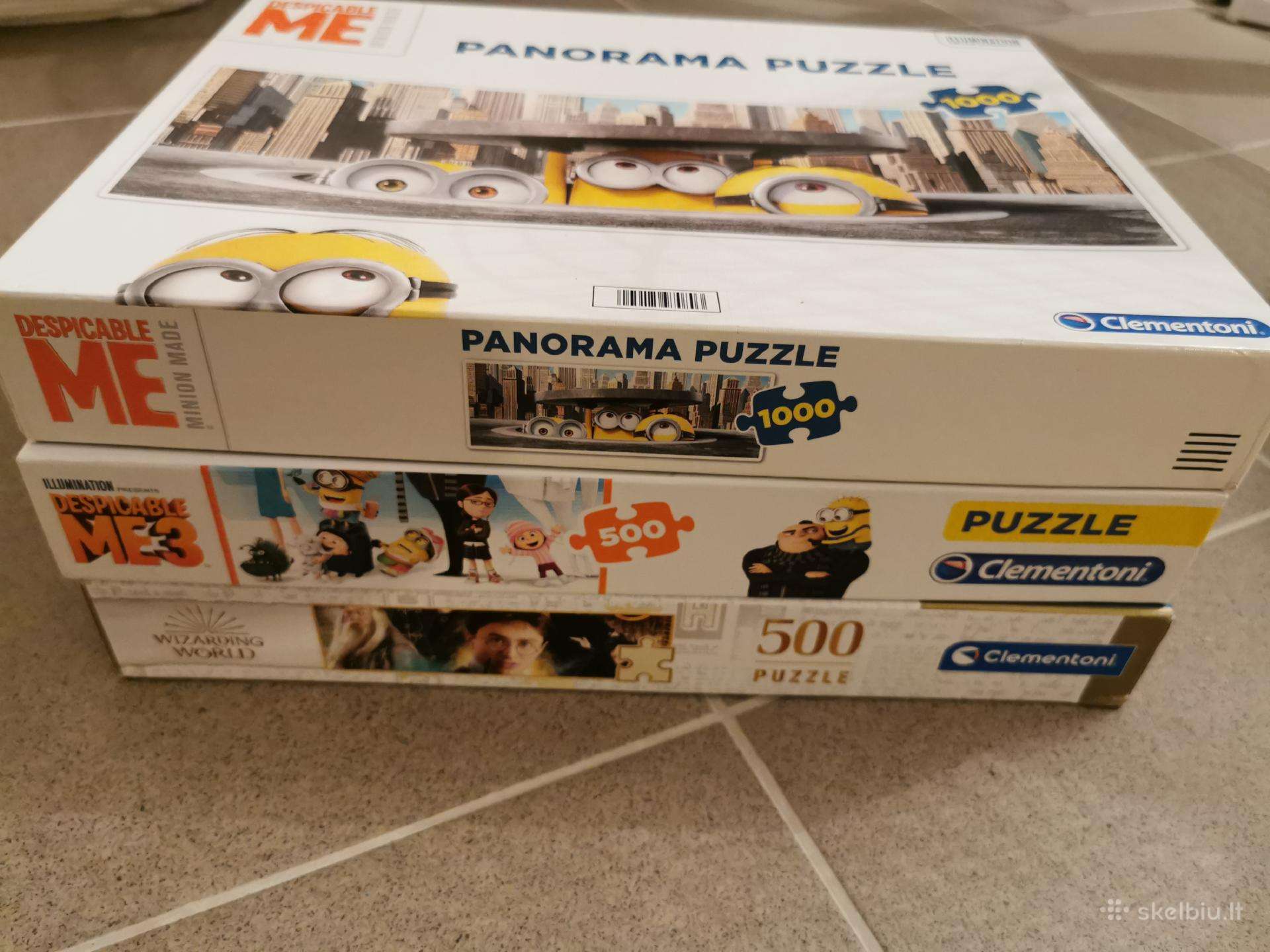 Panorama puzzle Minions 500. Pimpačkiukų dėlionė