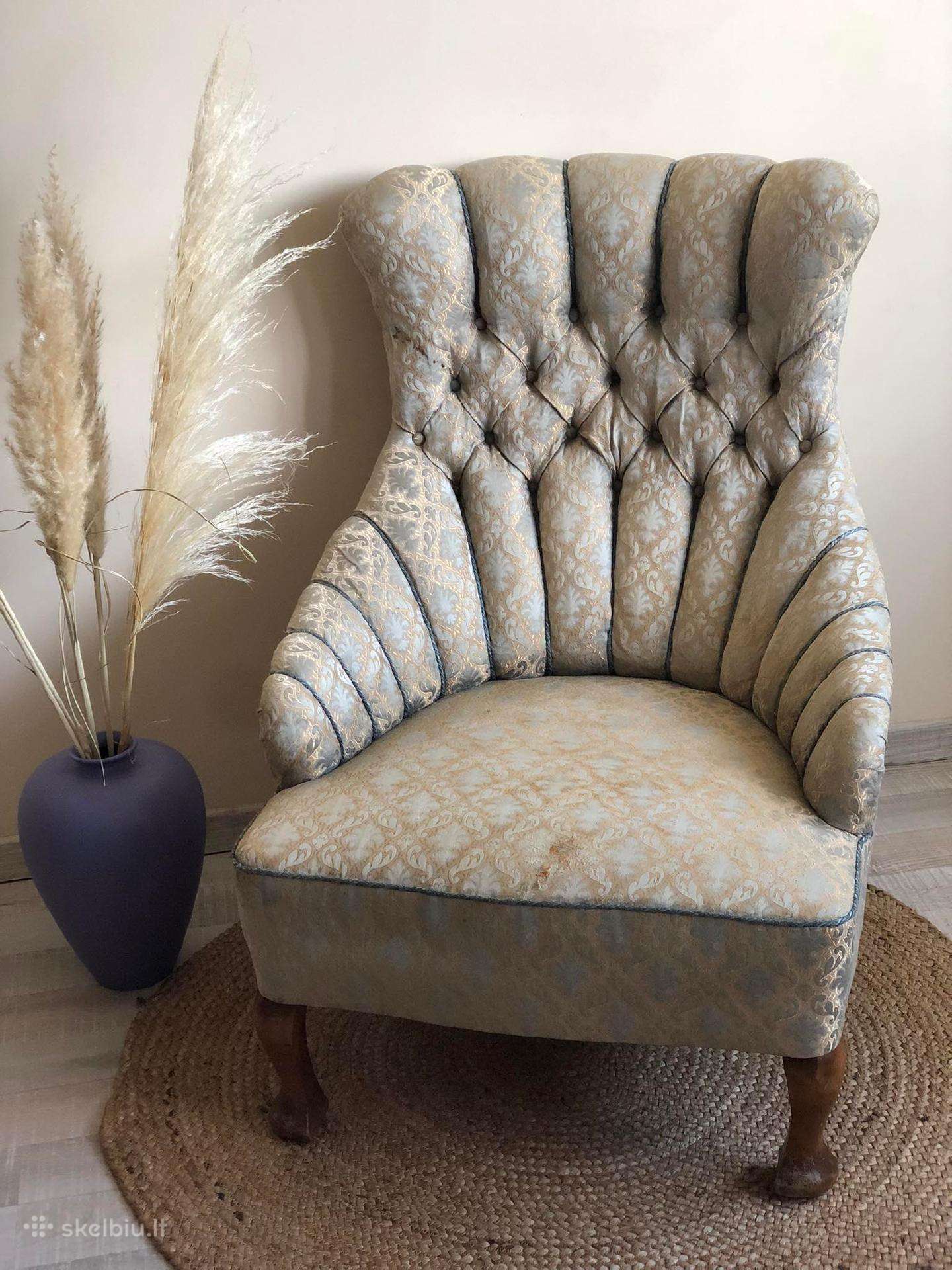 Vintažinis Parker Knoll Albert krėslas