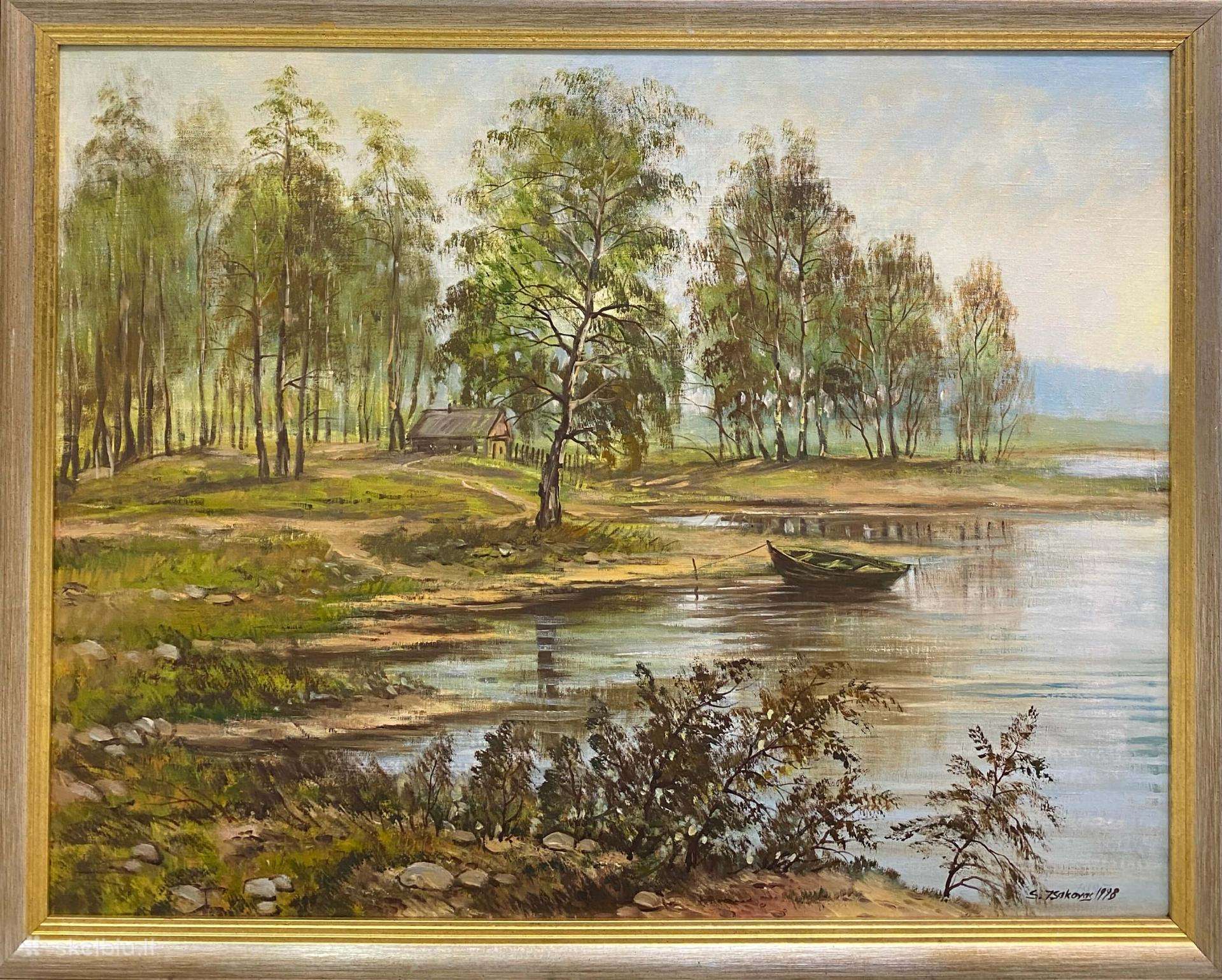 Paveikslas Dubingiai, dail. Sergejus Isakovas