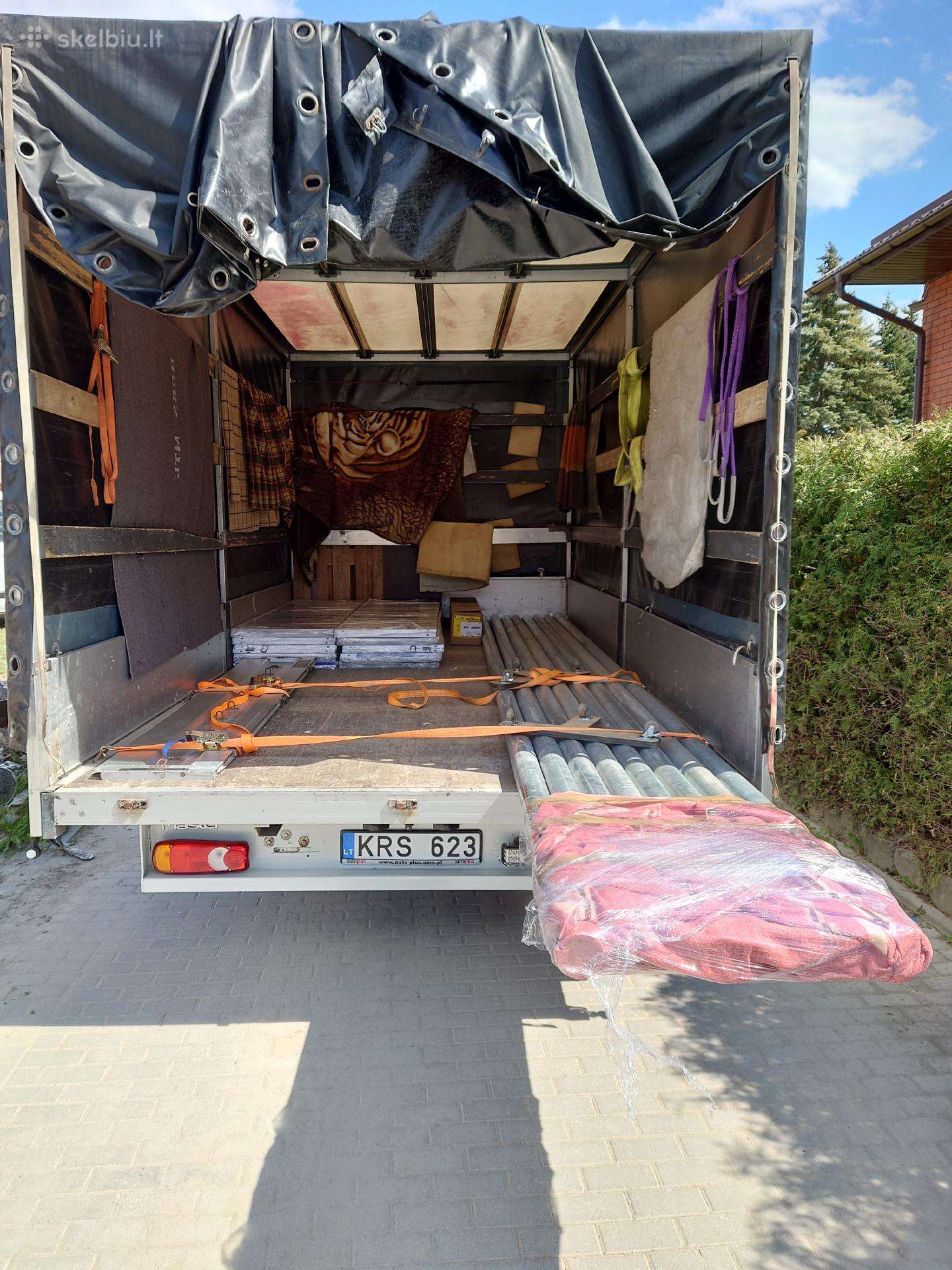 Krovinių pervežimas, Tentas