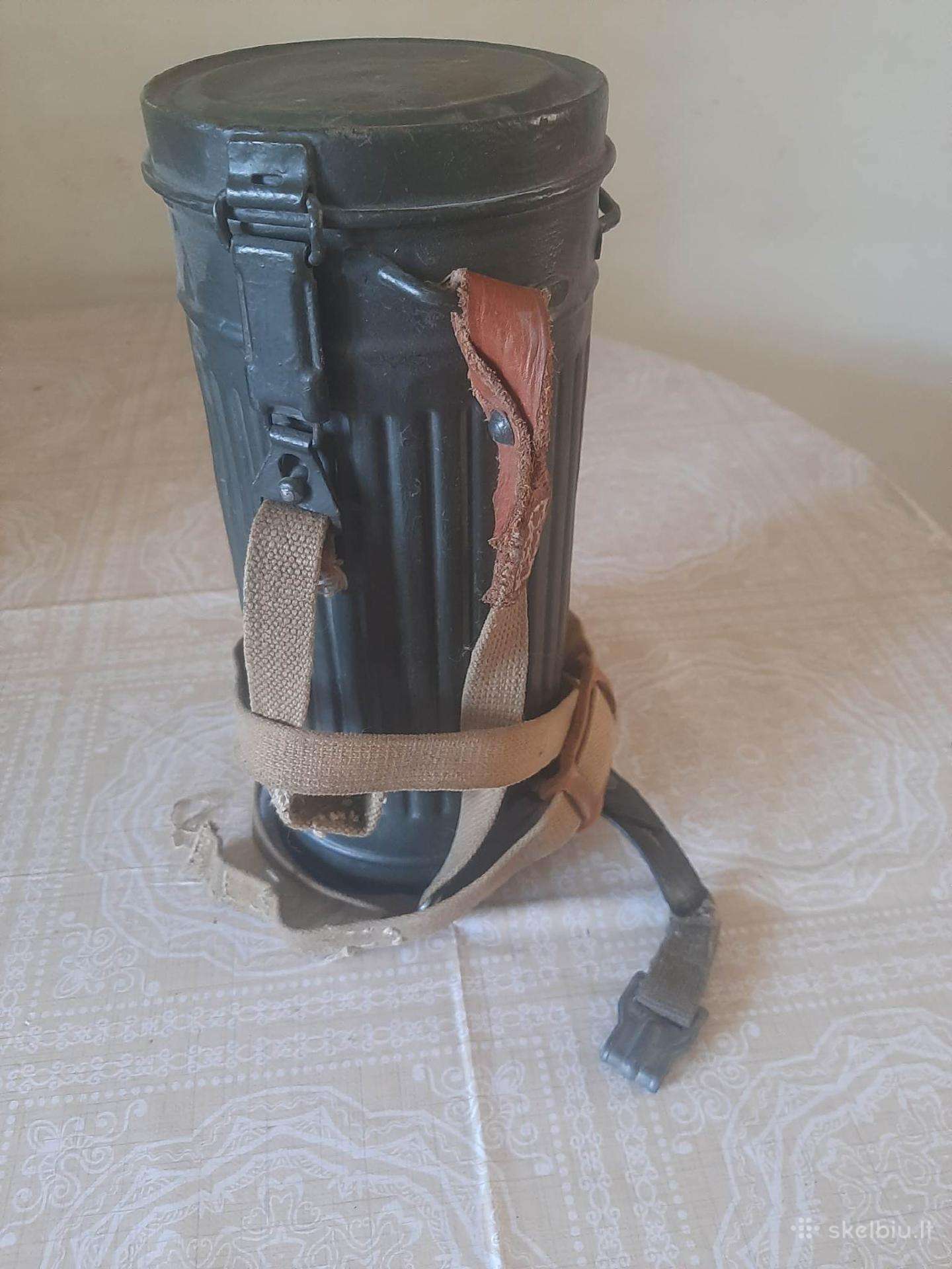Originalus ww2 vokiškas dujokaukės bakelis