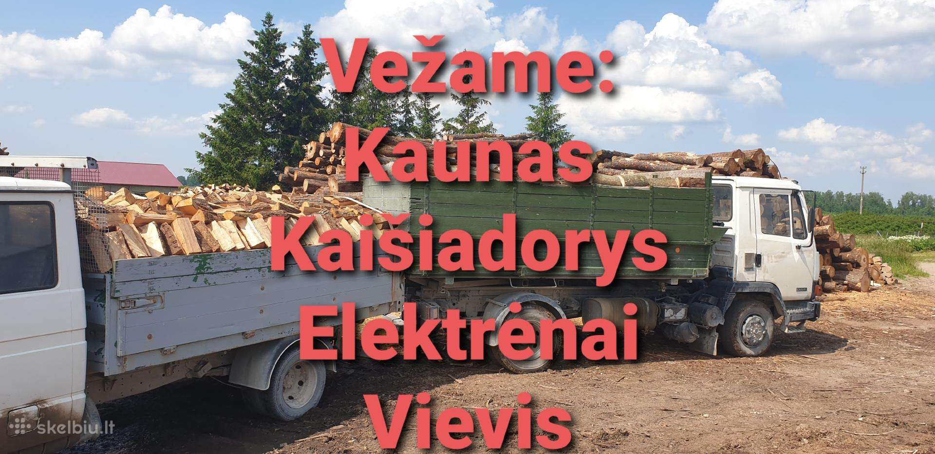 Pigiausios malkos, greitas pristatymas