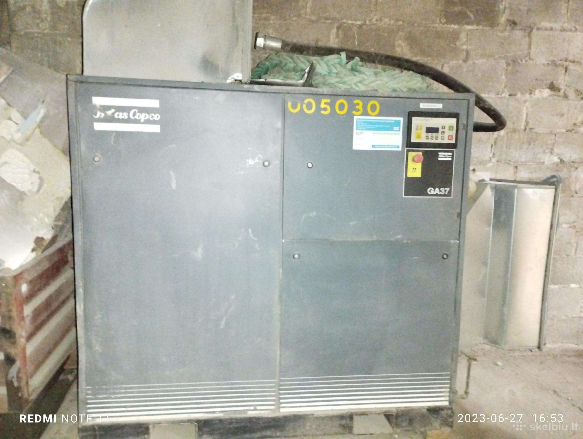 Kompresorius atlas copko Ga 37 Detalėmis