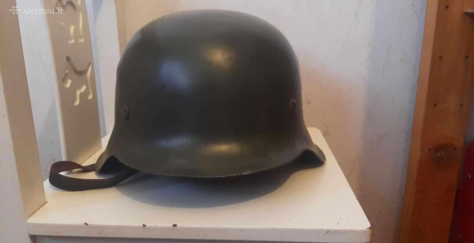 Originalus atrestauruotas vokiškas šalmas