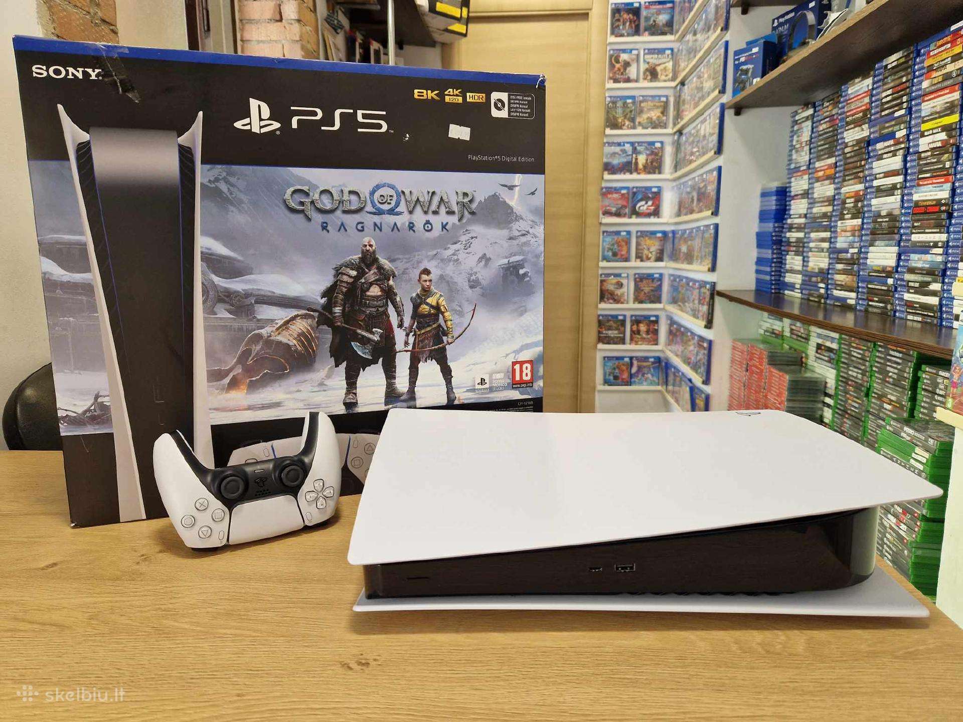 Ps5 Digital Edition 825gb Garantija 6 mėn.