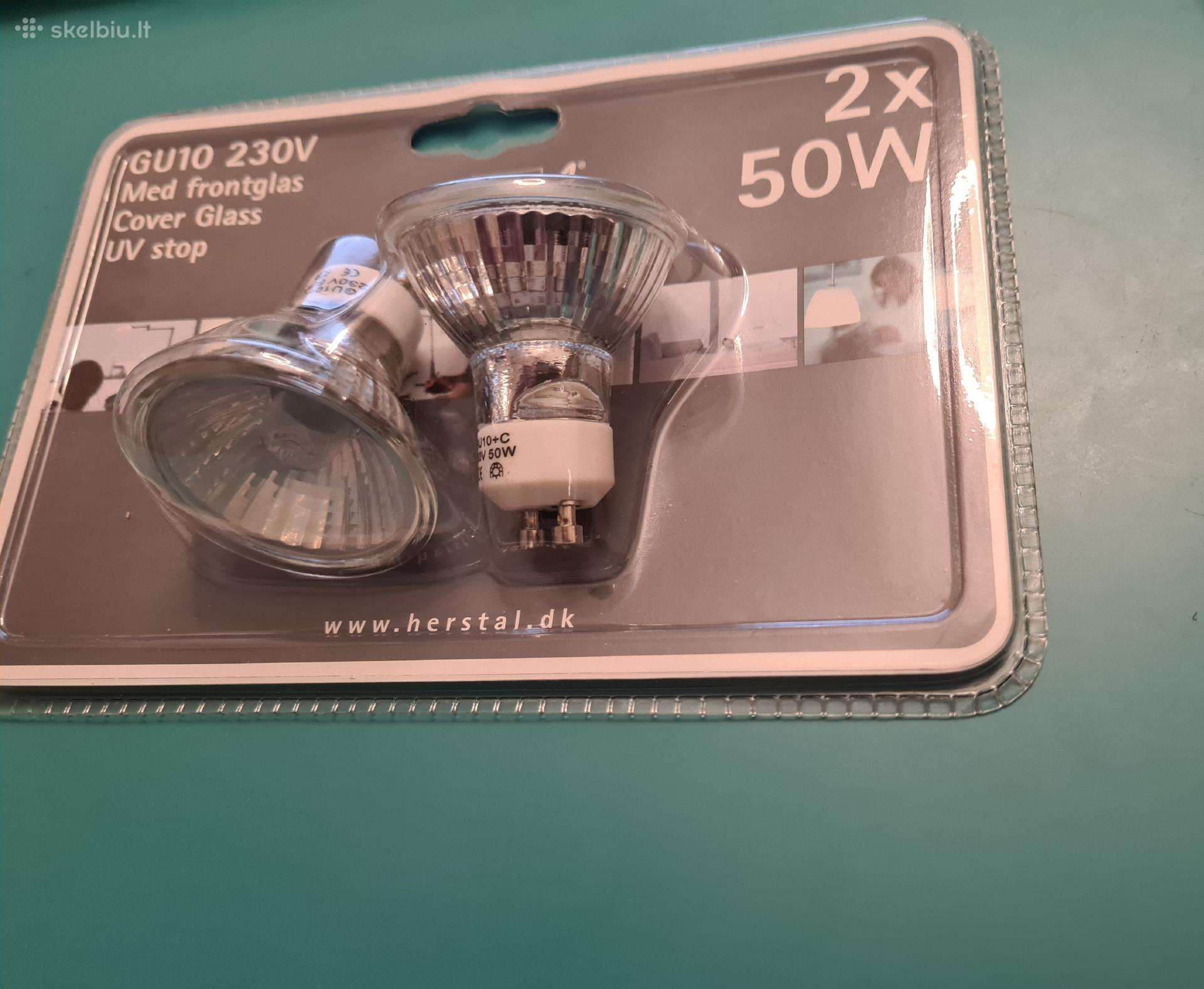 Gu10 50w 230v halogenai