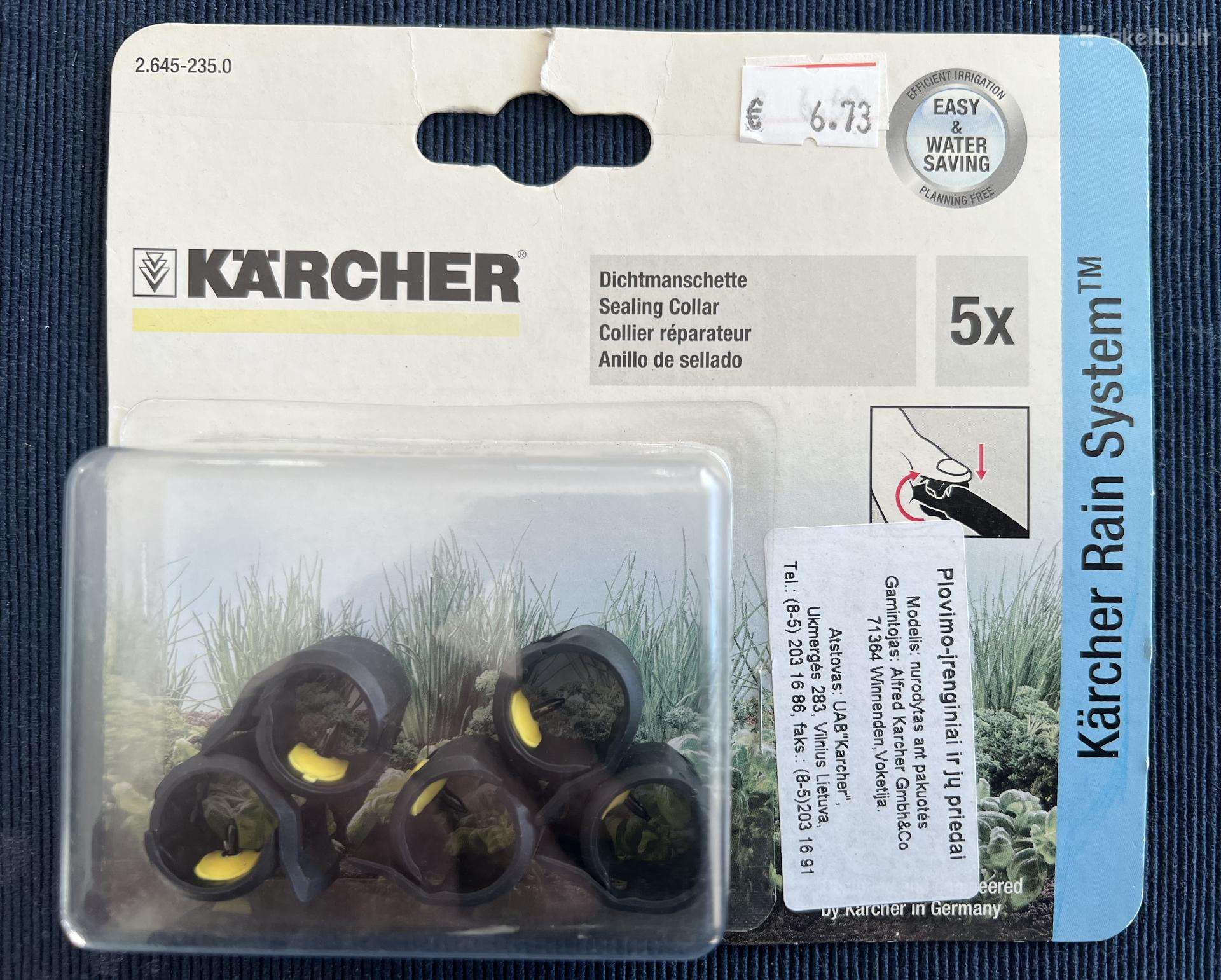 Karcher laistymo žarnų/rain system įvairūs priedai