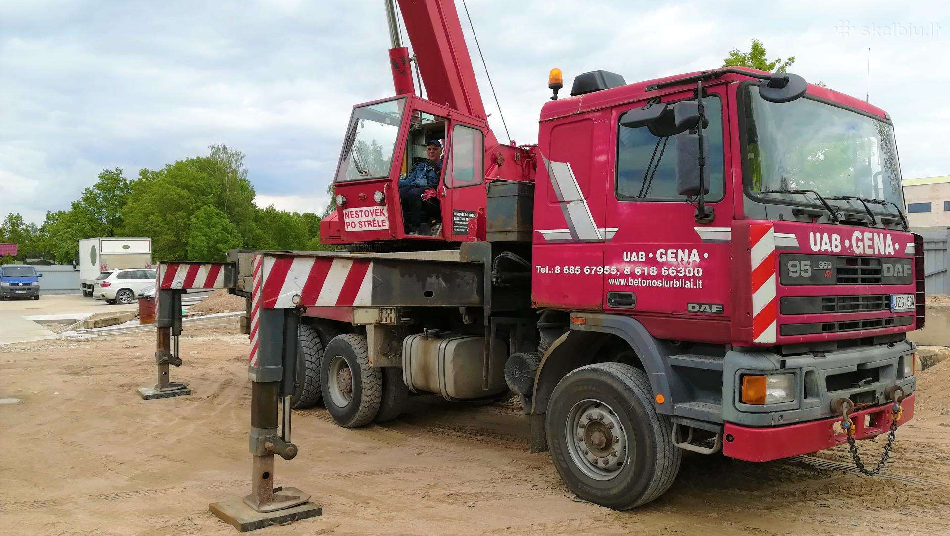 Faun 28, statybos transporto nuoma