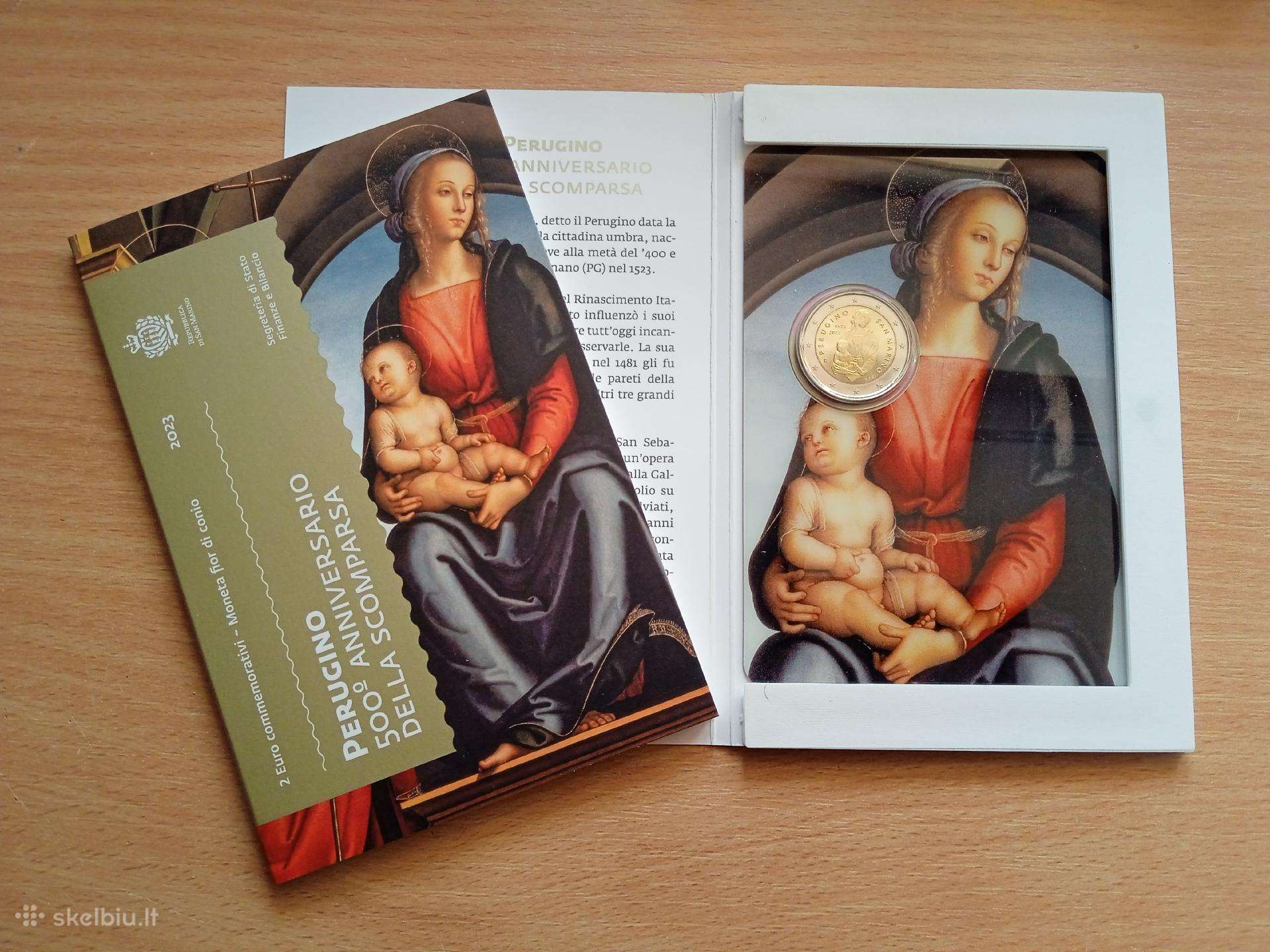 2€ San Marino 2023 Pietro Perugino