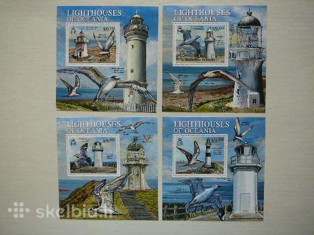 Svyturiai Pauksciai Solomonai 2012 Mnh sol1648