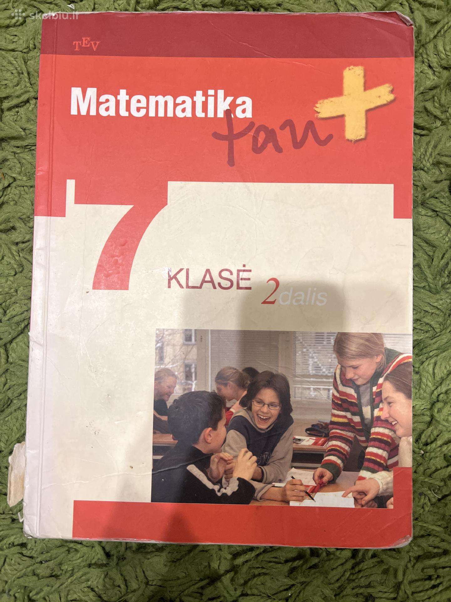 7 klasės matematikos vadovėlis 2 dalis