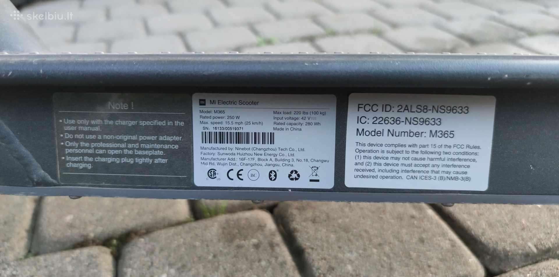 Electric scooter Xiaomi