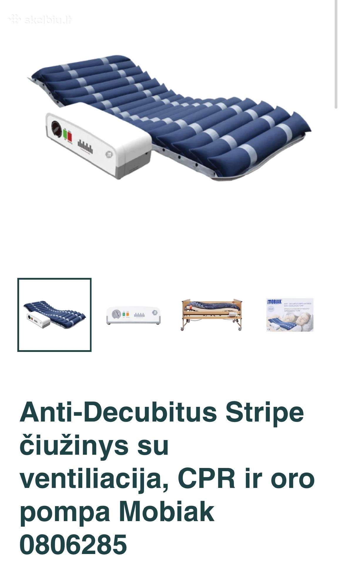 Anti-decubitus Stripe čiužinys nuo pragulu