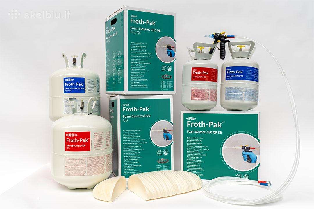 Purškiama Pu izoliacija oro tarpams Froth-pak