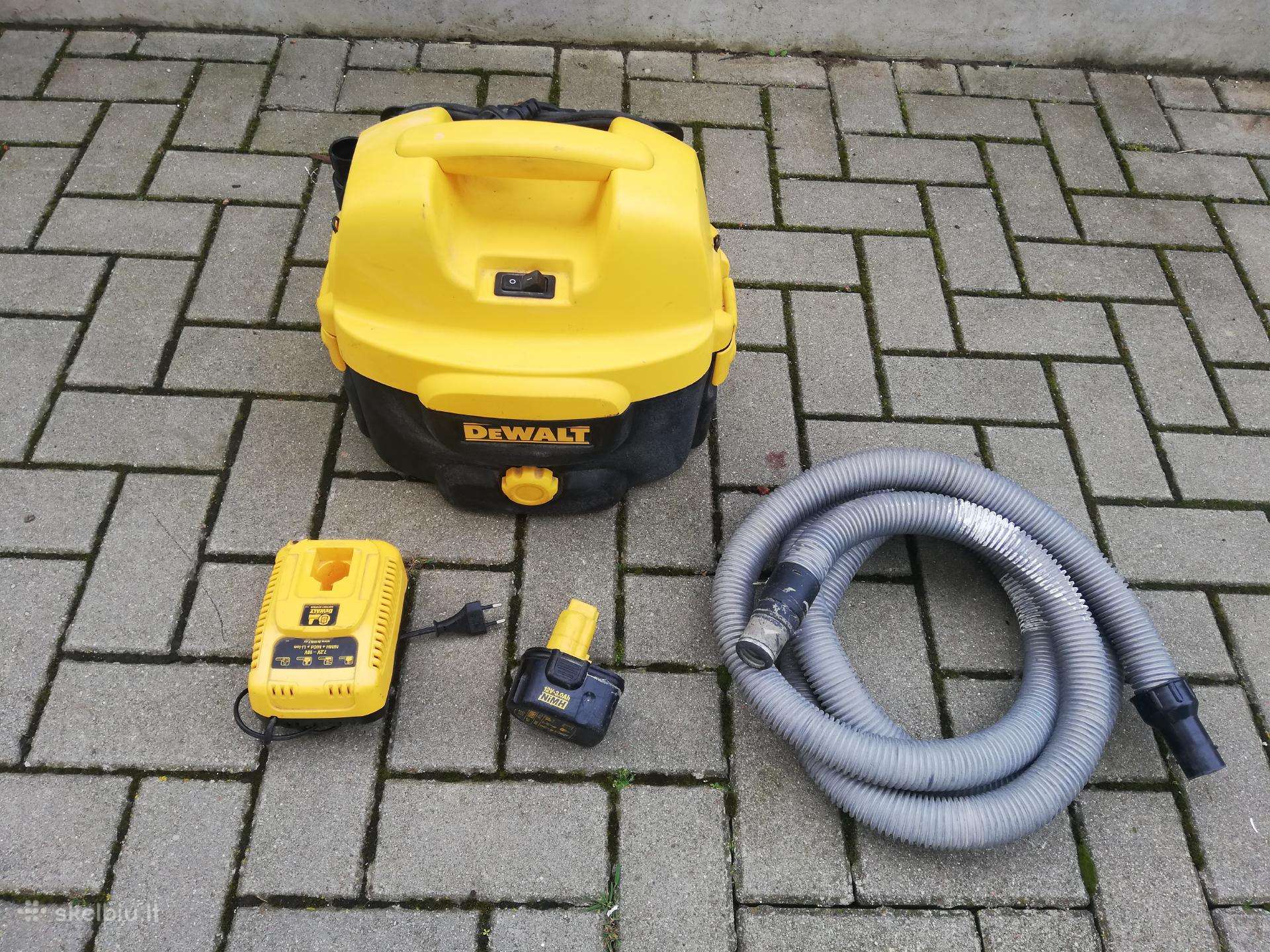 Sauso šlapio siurbimo siurblys dewalt