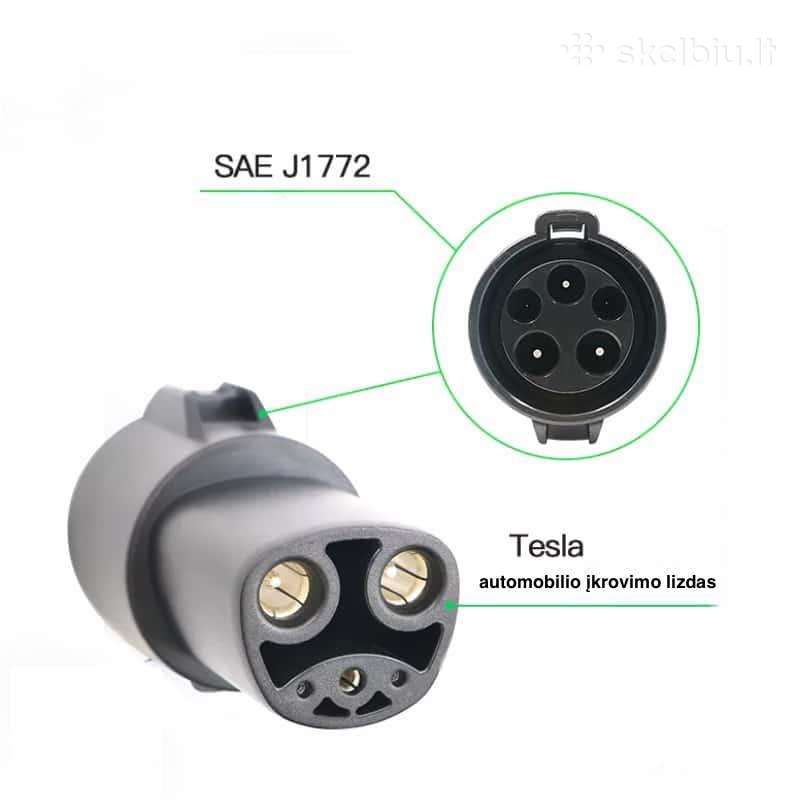 Tesla adapteris Type1 į „tesla“