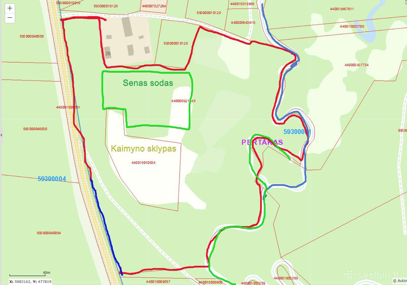 Parduodama žemė su mišku Lazdijų r. Kapčiamiesty