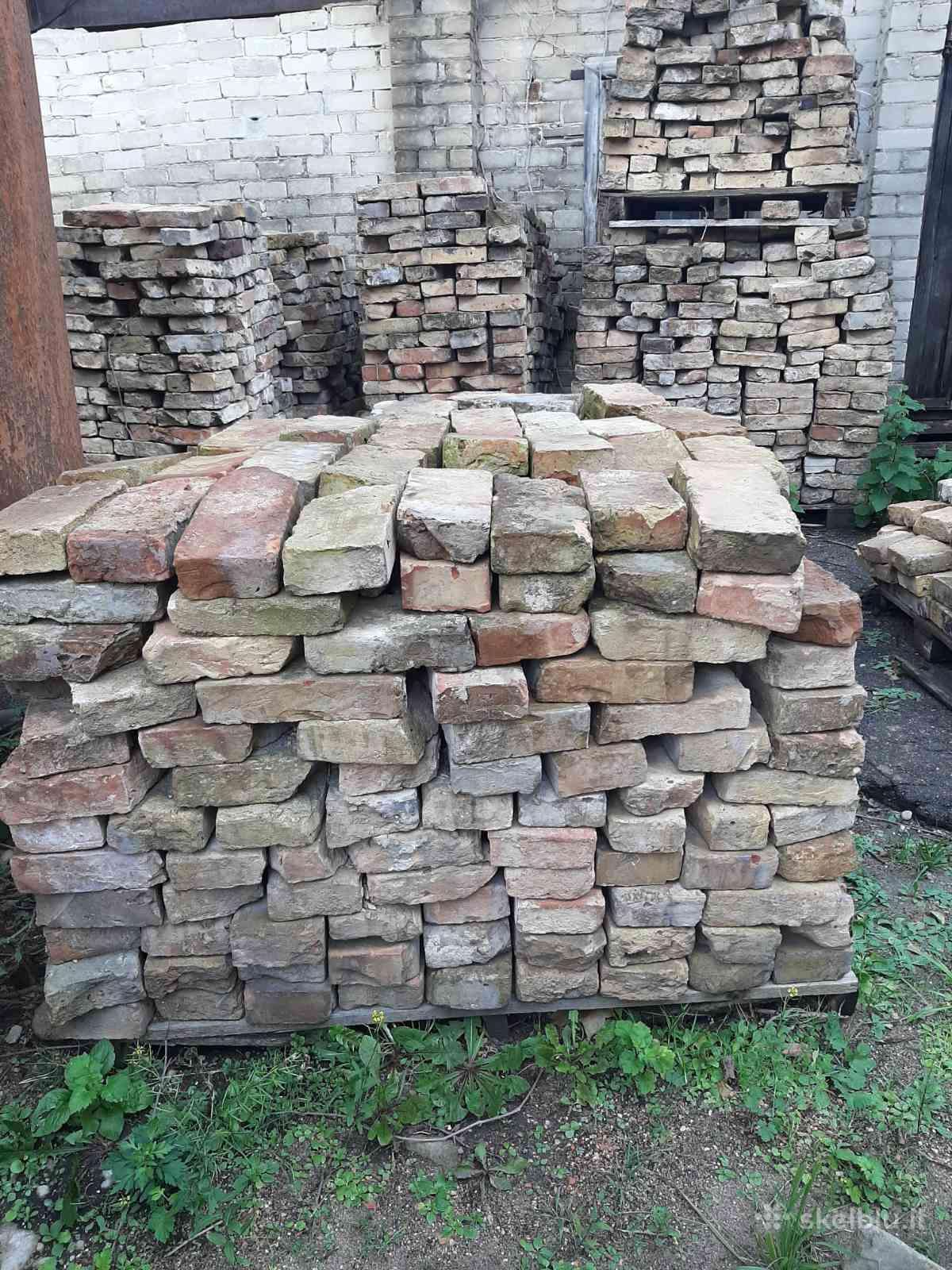 Senovinės geltonos plytos