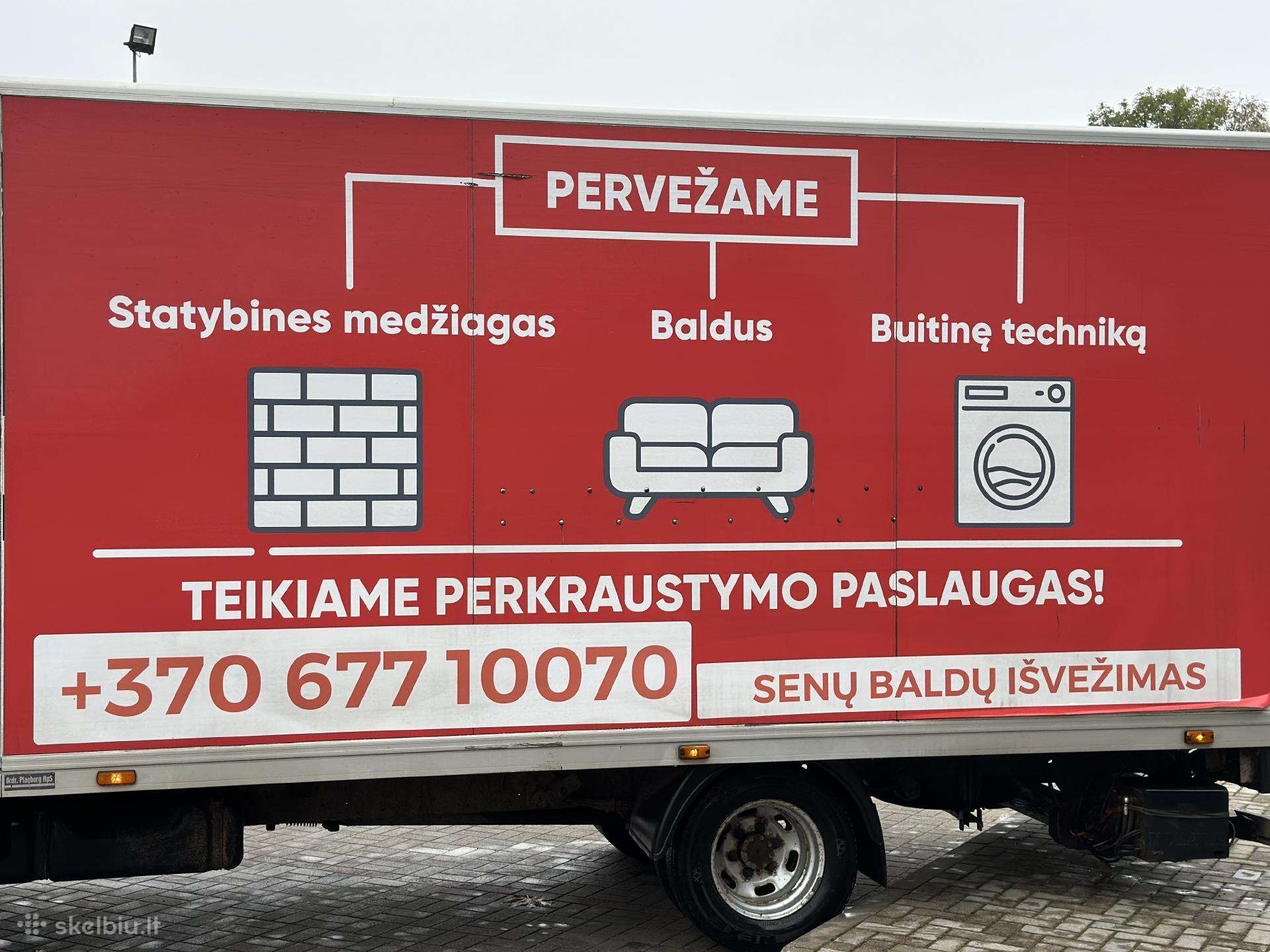 Pervežimo - Perkraustymo paslaugos Šiauliuose