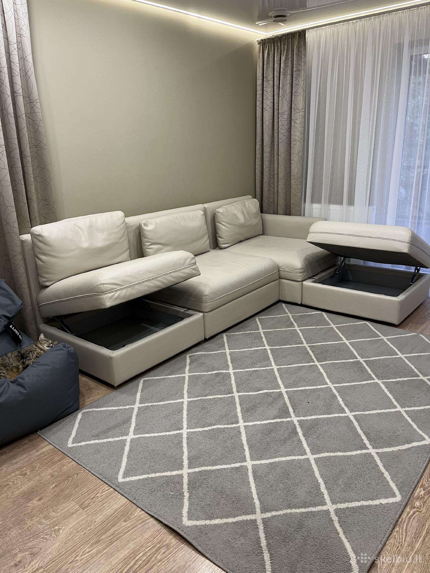 Naudota didele eko odos sofa