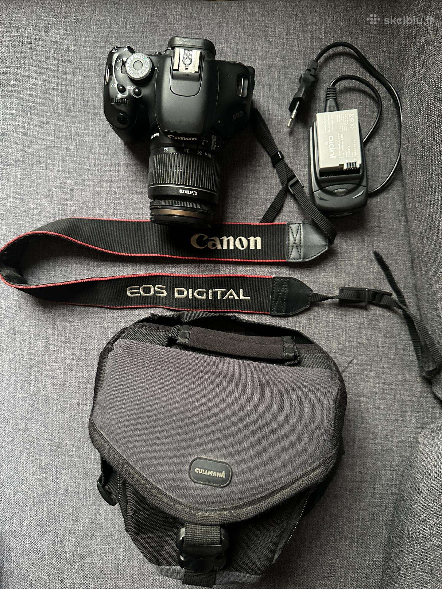 Canon EOS 600d su objektyvu