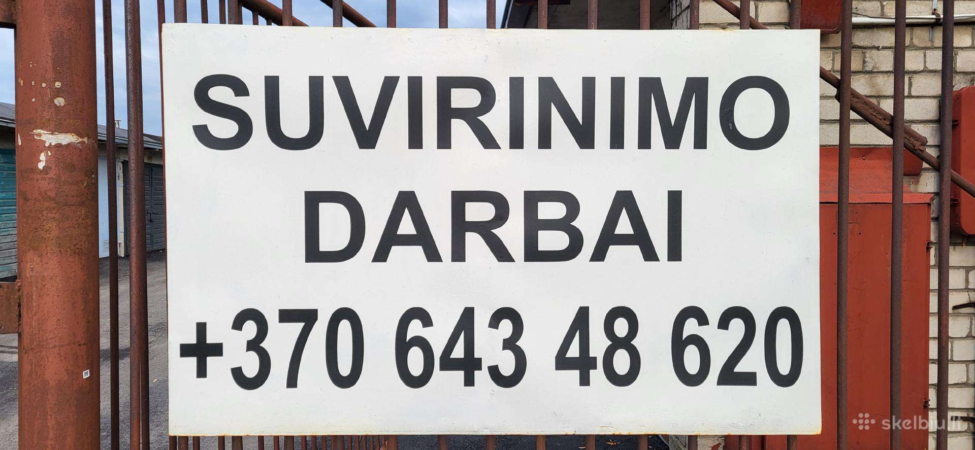 Slenksčių virinimas keitimas remontas.