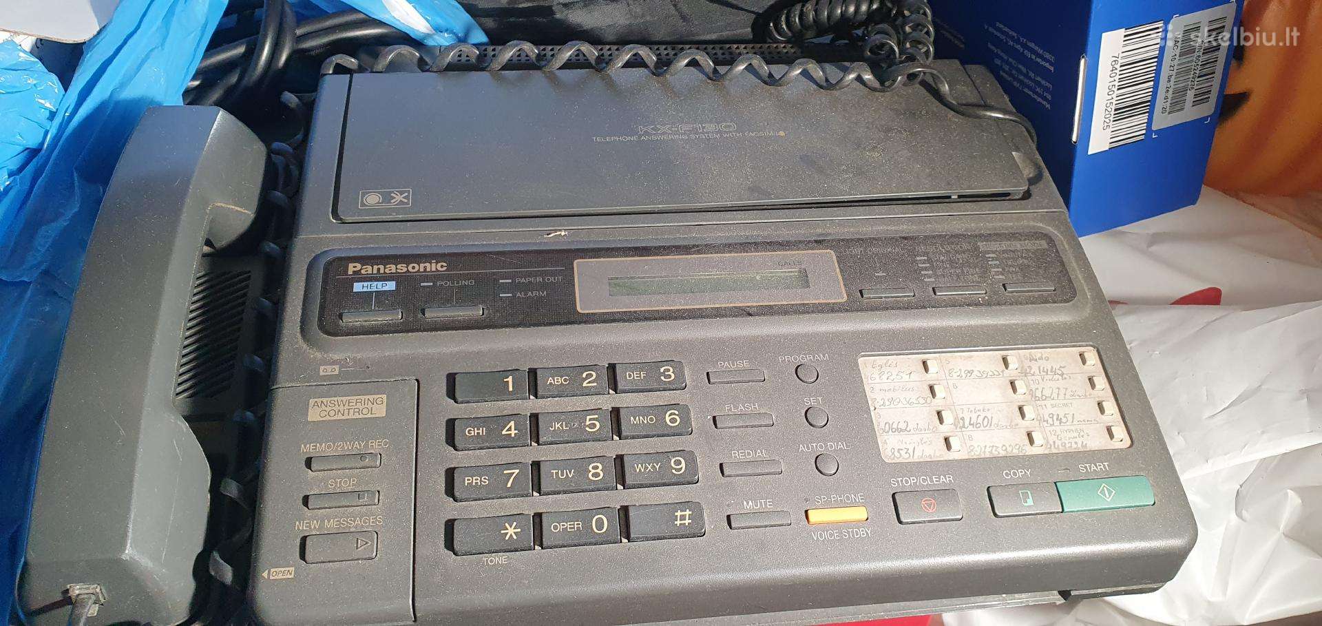 Fax aparata