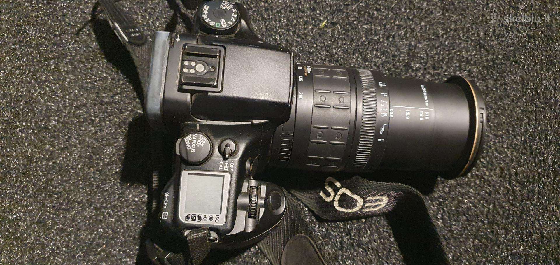 Canon ealan 7e juostelinis foto aparatas su objekt