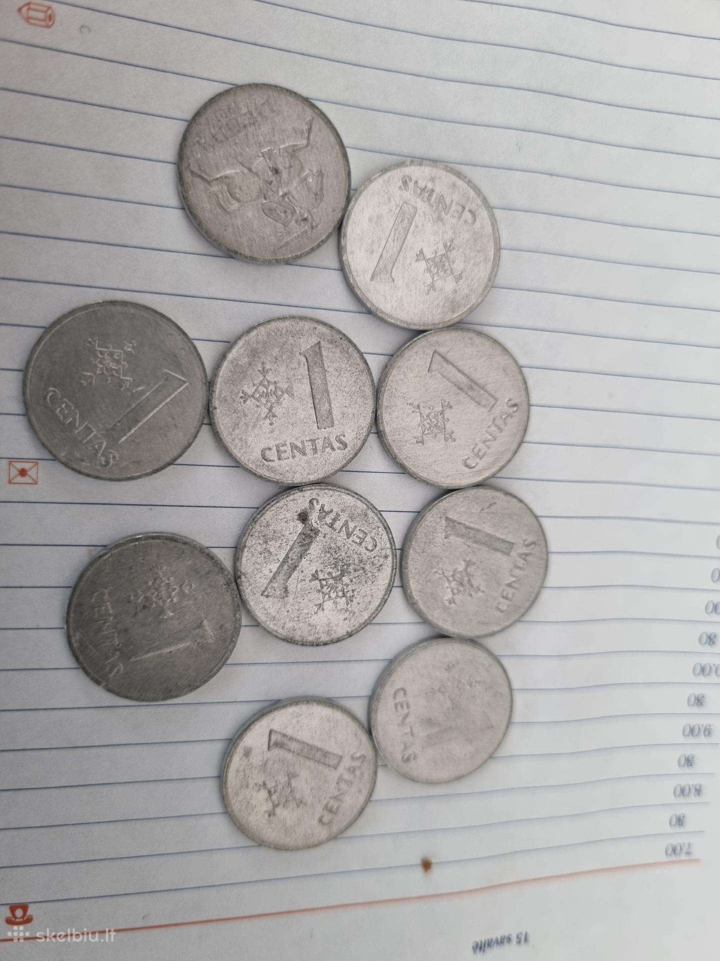 1,2,5 centu lietuviski