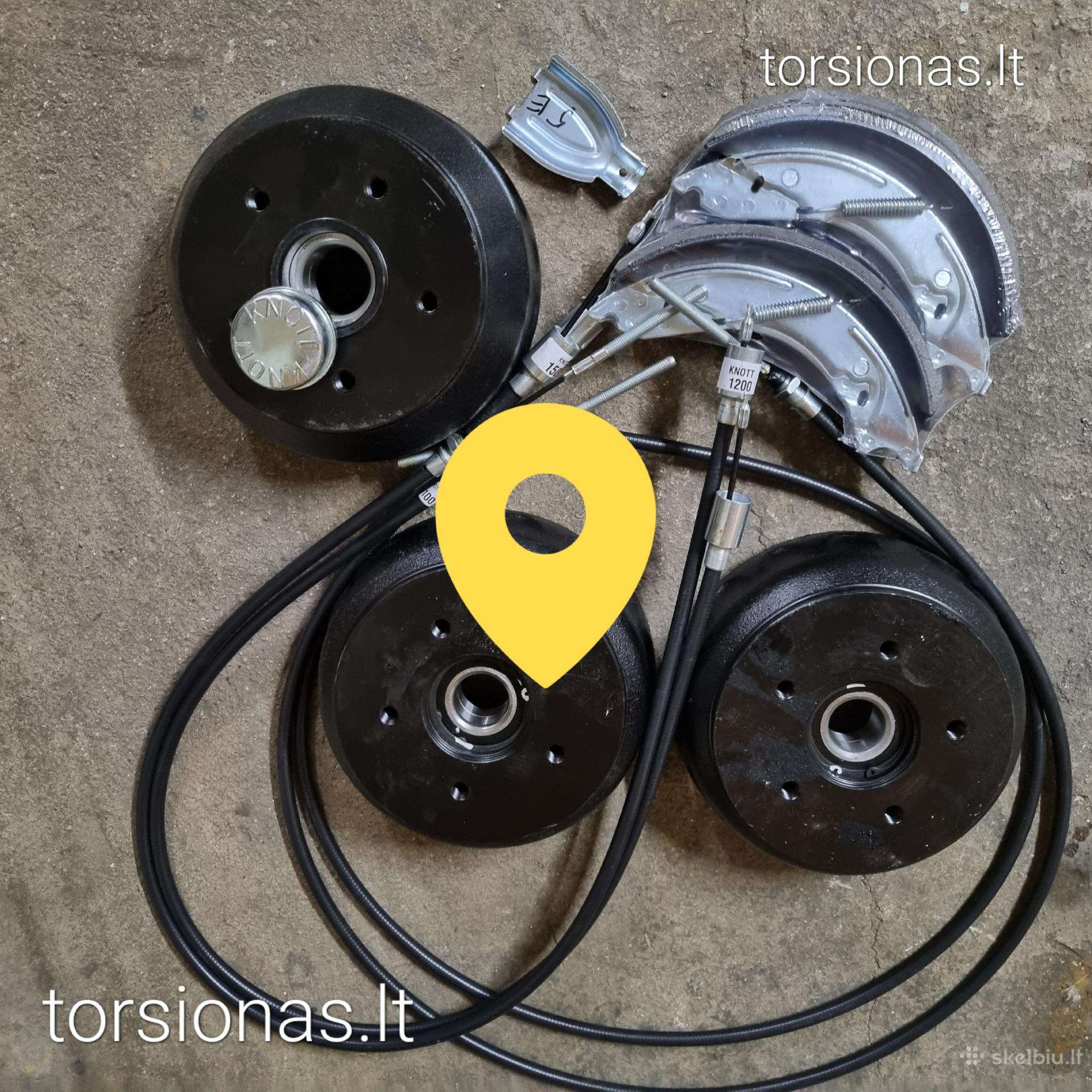 Torsionines Priekabu asys
