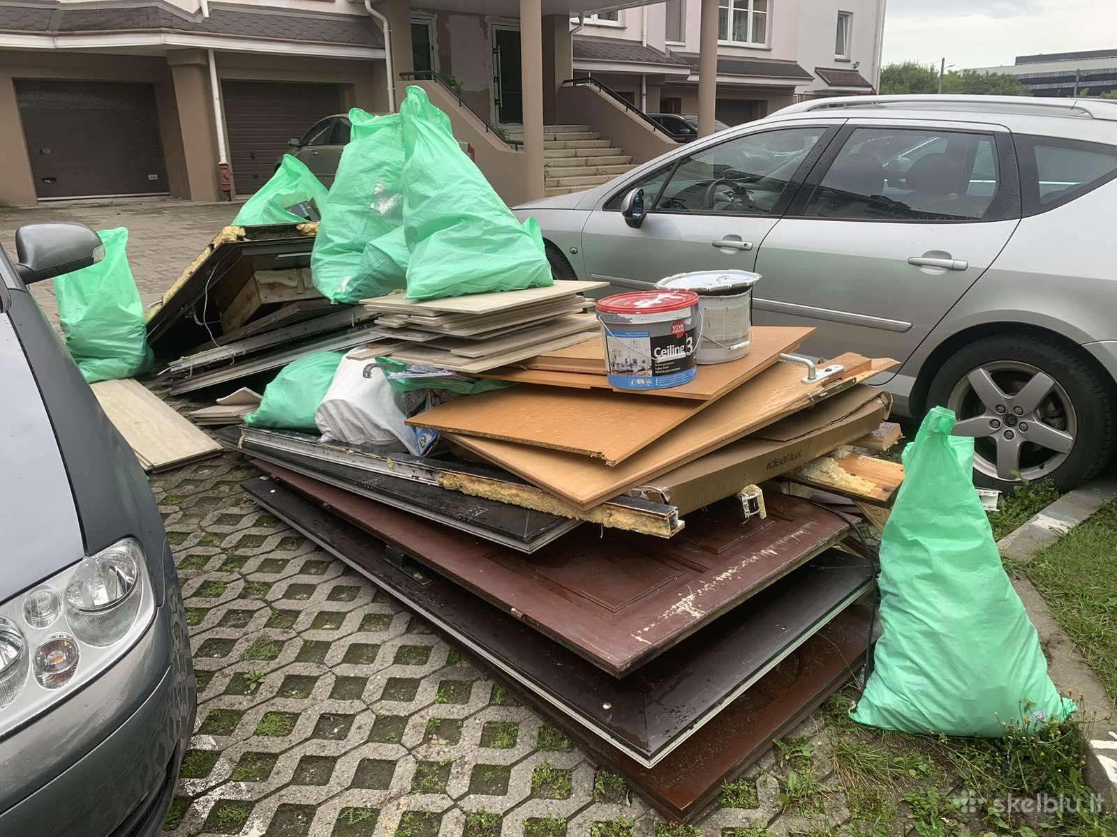 Po statybinių atliekų išvežimas Vilniuje