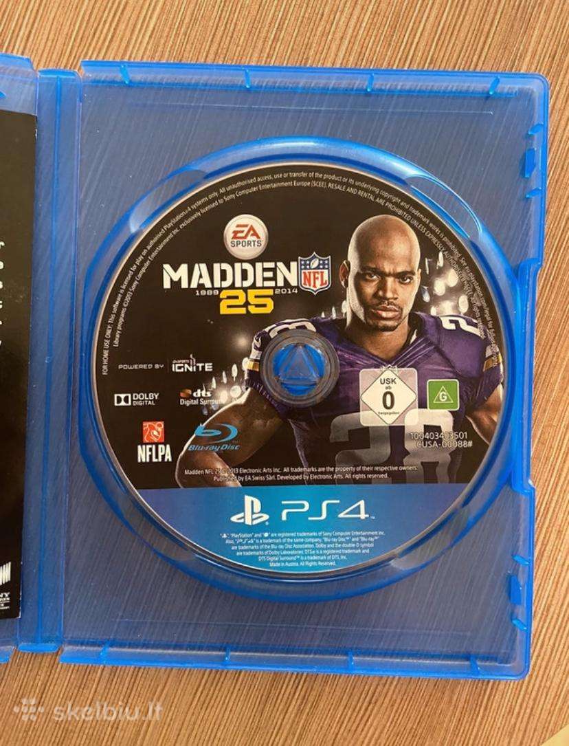 Madden Nfl 25 žaidimas Ps4
