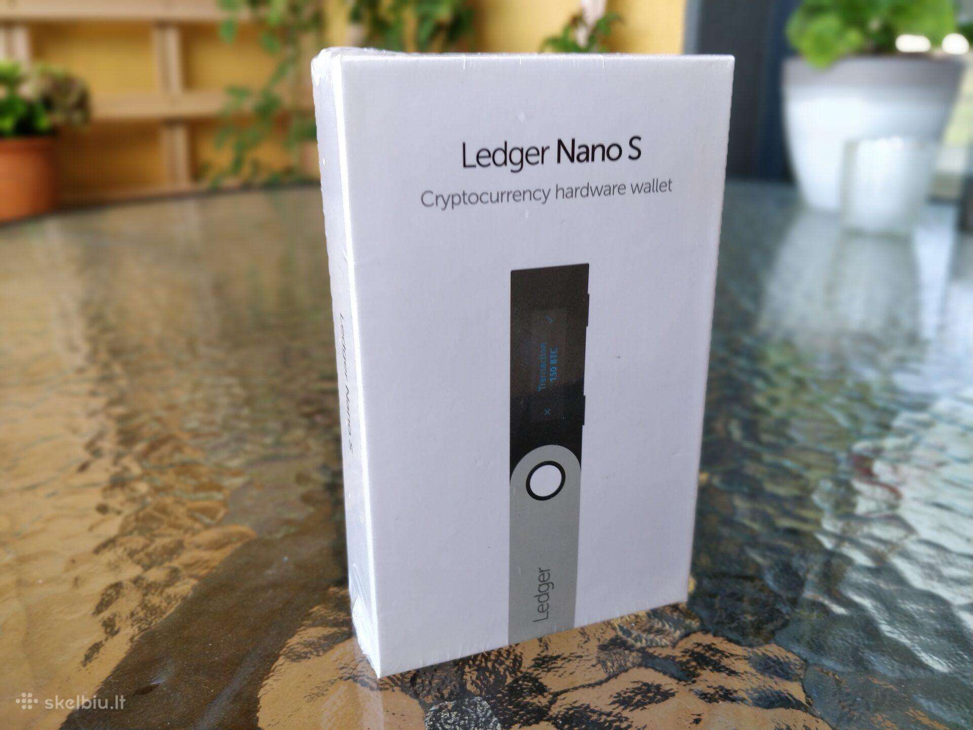 Nauja Ledger Nano S Kriptovaliutų Bitcoin piniginė